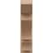 Ekena Millwork 8-in W x 26-in D x 30-in H Balboa Slat Rough Cedar Woodgrain TimberThane Outlooker, Primed Tan OUTUR080X26X30BOA24RCPR - alternate 4